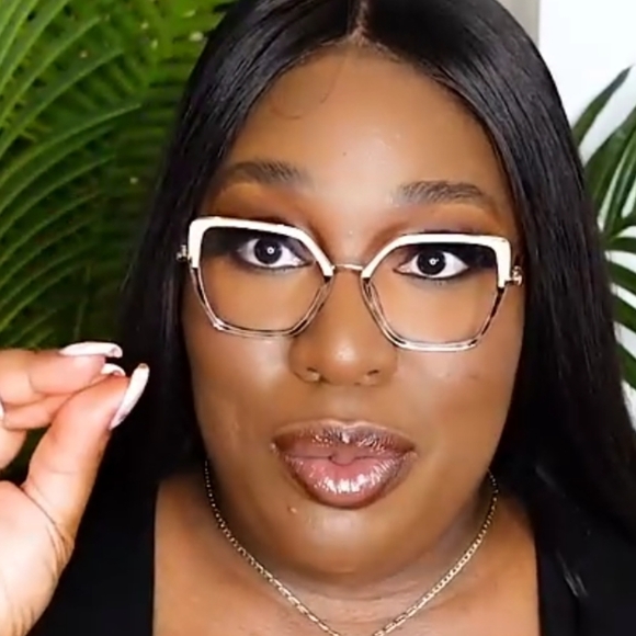 NEW STYLISH LARGE FRAME CLEAR GLASSES - Picture 2 of 10